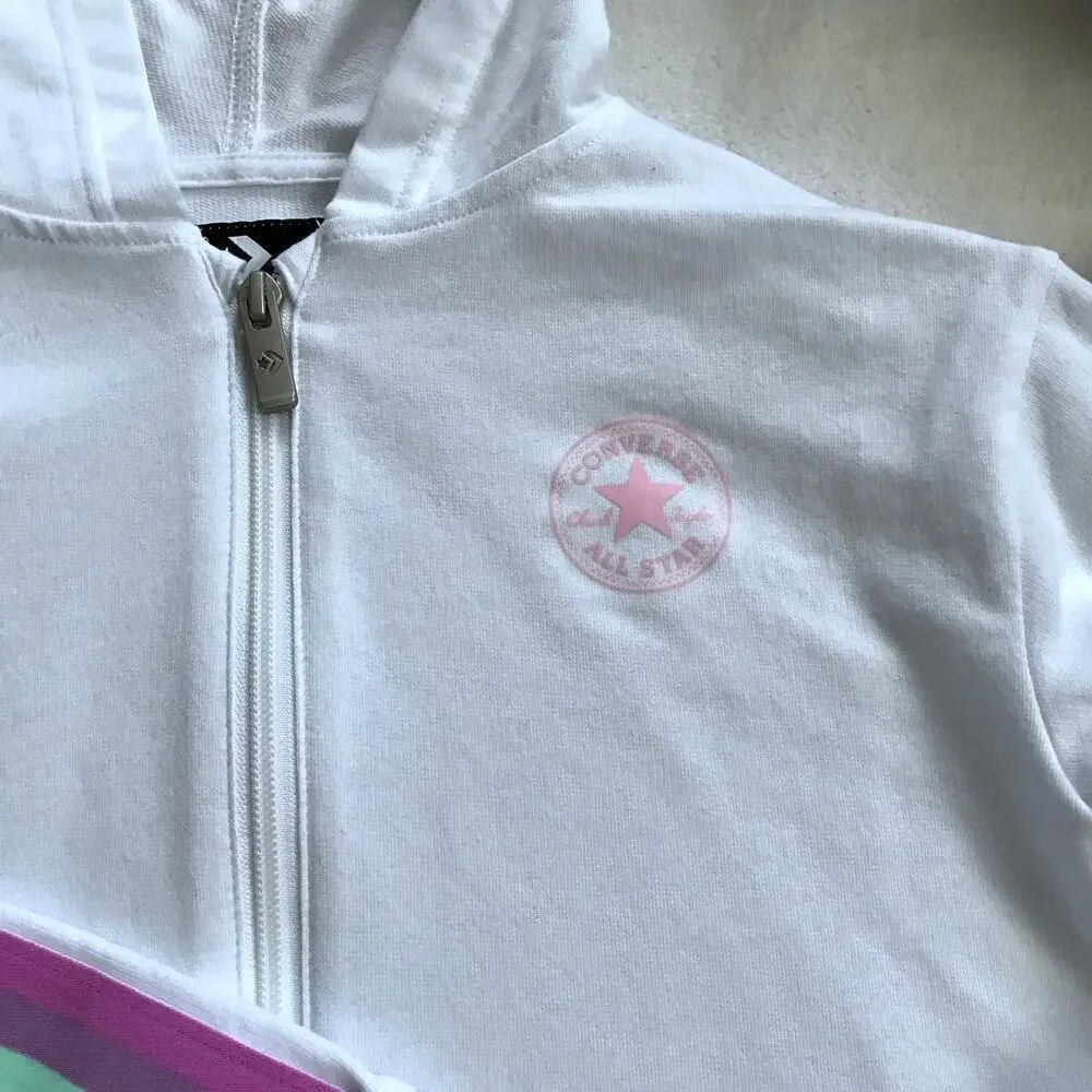 Converse NWT Full Zip Hoodie Top Girls Various